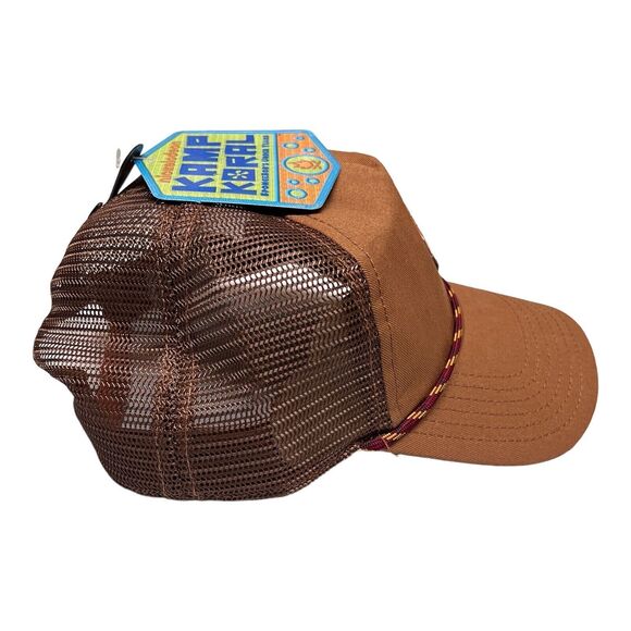 SpongeBob Square Pants Hat Mens Brown SnapBack - Dad - Kamp Rope Camp Novelty - Picture 4 of 9